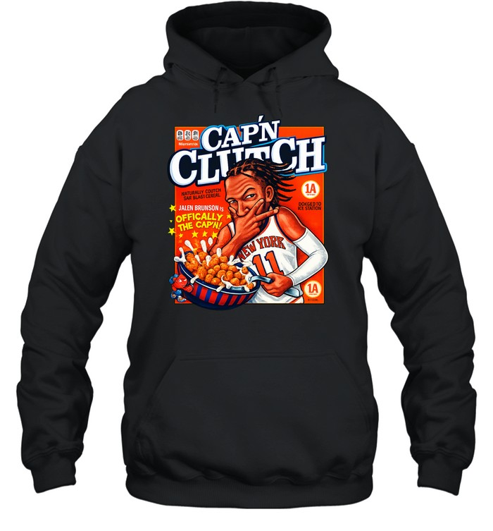 Jalen Brunson New York Knicks Cap’n Clutch Hoodie