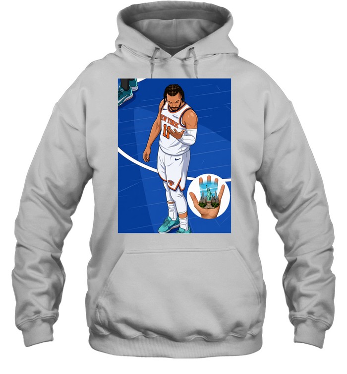 Jalen Brunson New York Knicks Statue of Liberty 202 Hoodie
