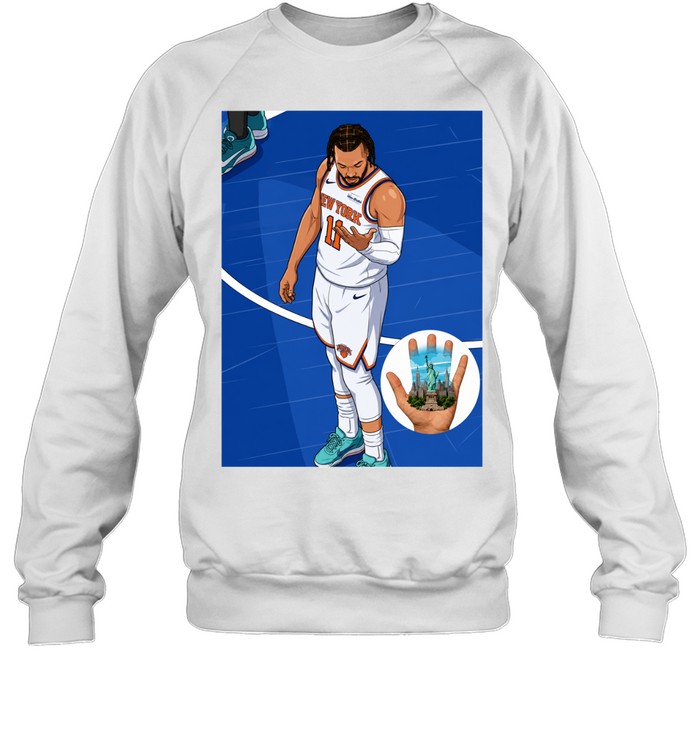 Jalen Brunson New York Knicks Statue of Liberty 202 Sweatshirt