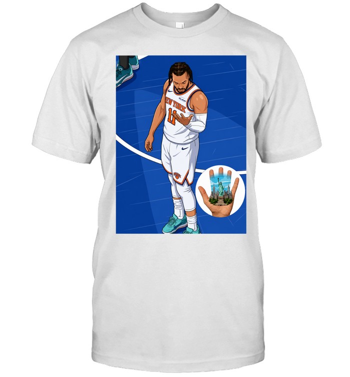 Jalen Brunson New York Knicks Statue of Liberty 202 Unisex T-Shirt