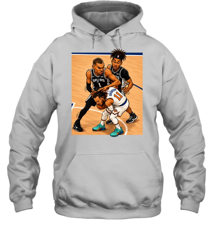 Jalen Brunson vs San Antonio Spurs Hoodie