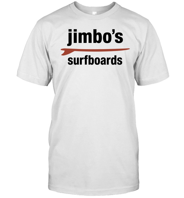 Jimbo’s surfboards red surfboard minimalist Unisex T-Shirt