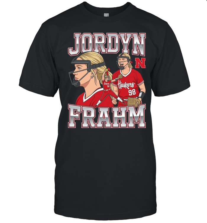 Jordyn Frahm Nebraska Cornhuskers Softball Collage Unisex T-Shirt