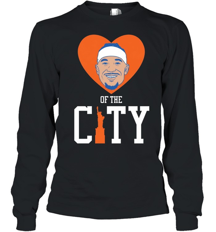 Josh Hart New York Knicks Heart of the City Long Sleeve Tee