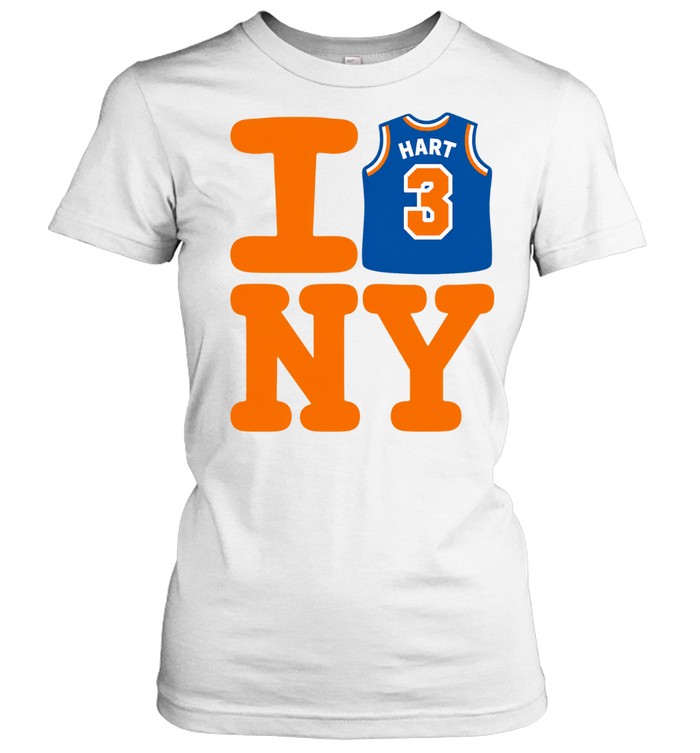 Josh Hart New York Knicks I Love NY Jersey Finals 2026 Women T-Shirt