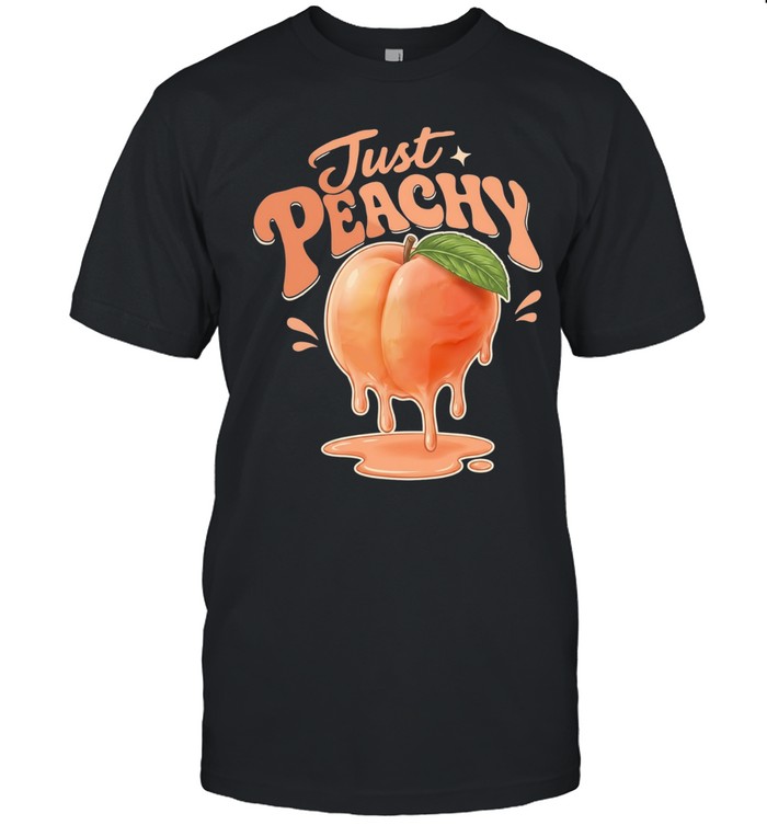 Just Peachy dripping fruit Unisex T-Shirt