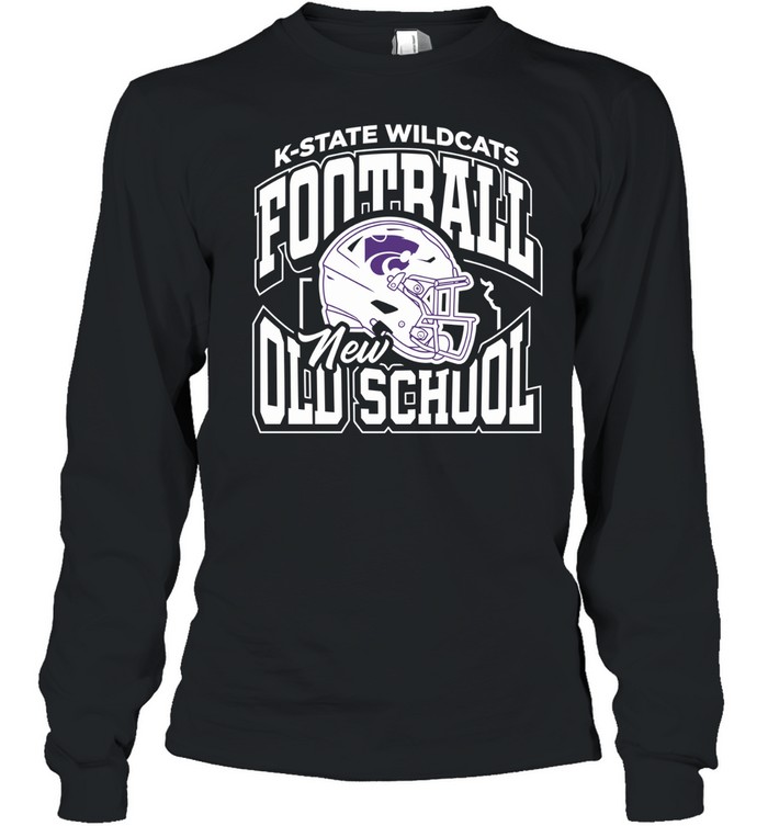 K-State Wildcats Football New Old School Long Sleeve Tee