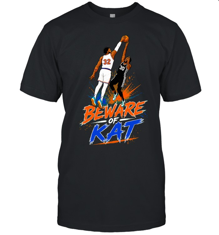 Karl Anthony Towns Beware Of KAT New York Knicks Block San Antonio Spurs Finals 2026 Unisex T-Shirt