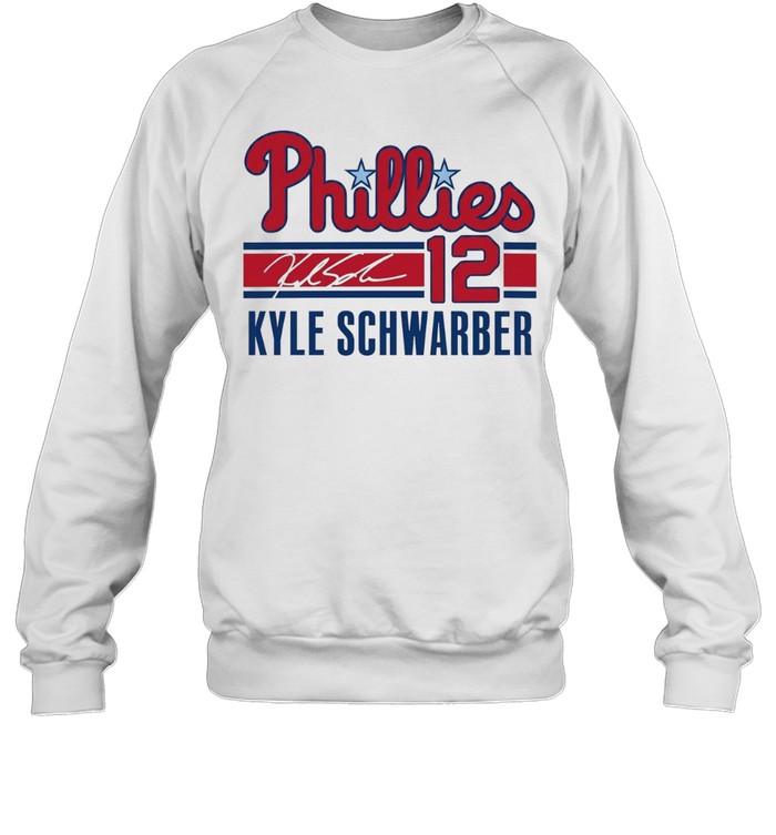 Kyle Schwarber Philadelphia Phillies 12 Signature Phillies Sweatshirt