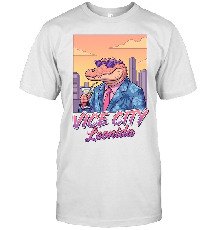 Leonida alligator smoking Vice City Unisex T-Shirt