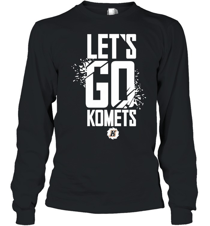 Let’s go Komets hockey team logo Long Sleeve Tee