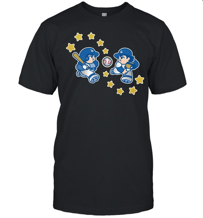 Los Angeles Dodgers hotdog chibi pose Unisex T-Shirt