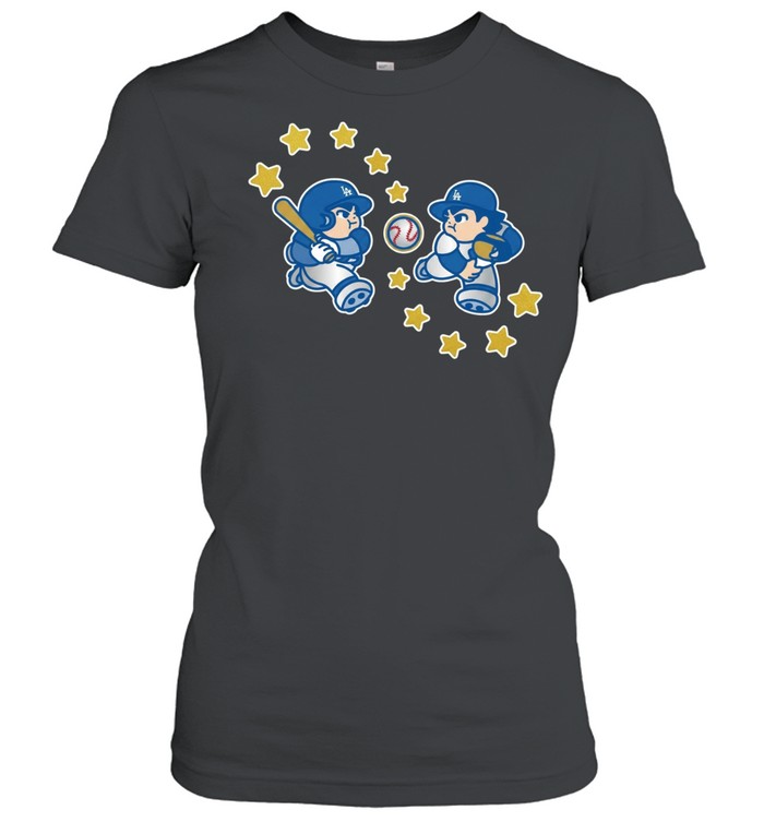 Los Angeles Dodgers hotdog chibi pose Women T-Shirt