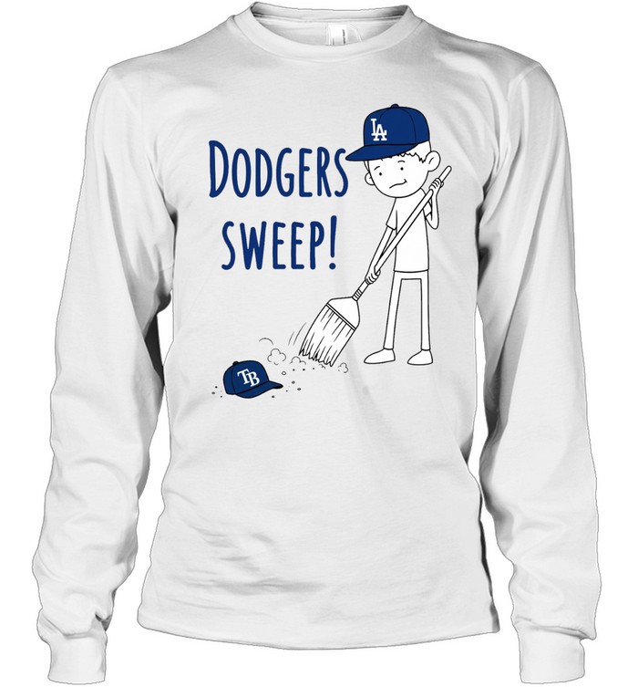 Los Angeles Dodgers Sweep the Tampa Bay Rays Long Sleeve Tee