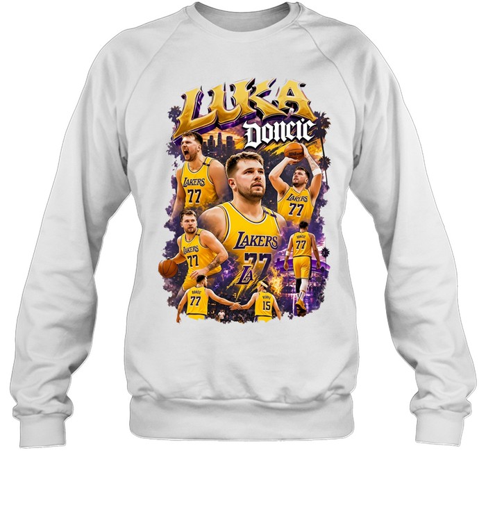 Los Angeles Lakers Luka Doncic vintage Sweatshirt