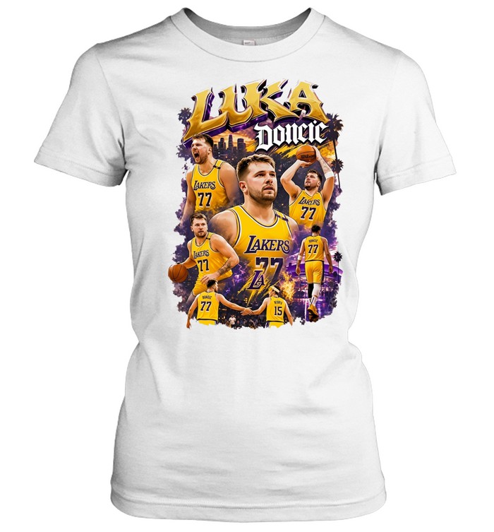 Los Angeles Lakers Luka Doncic vintage Women T-Shirt
