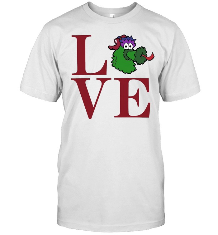Love Philadelphia Phillies Phanatic Mascot Unisex T-Shirt