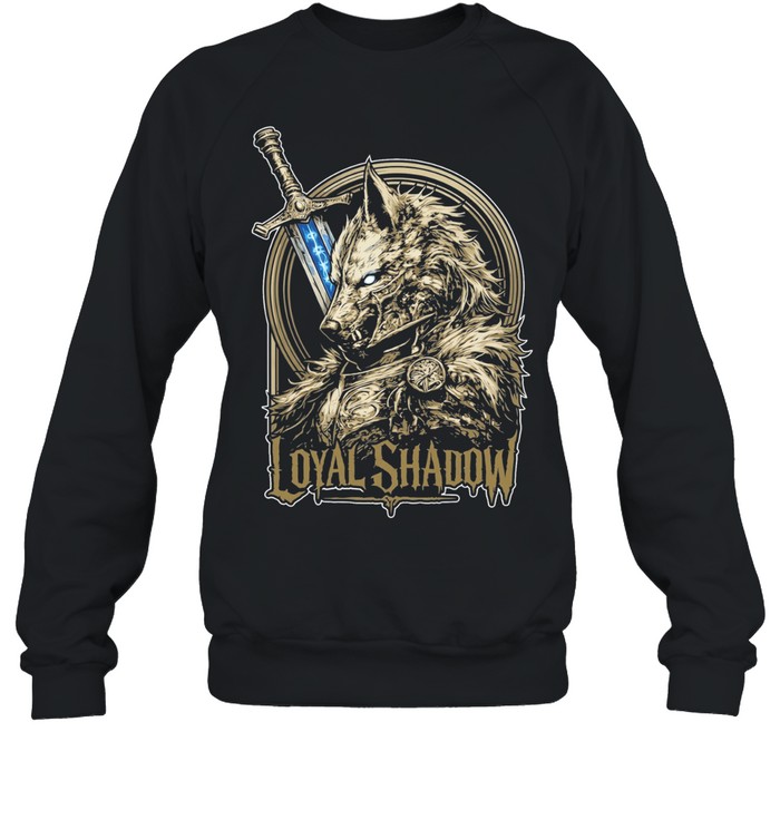 Loyal shadow wolf sword shield fantasy crest Sweatshirt