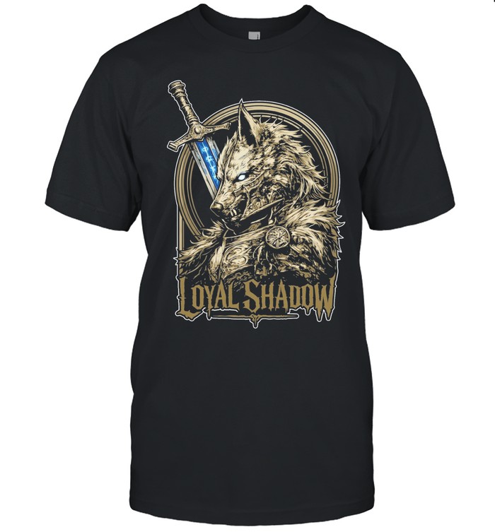 Loyal shadow wolf sword shield fantasy crest Unisex T-Shirt