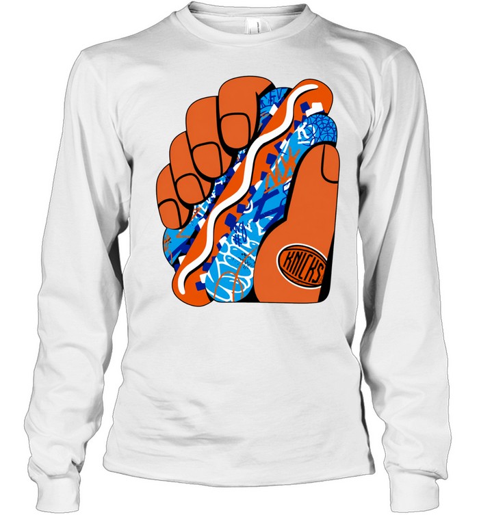 Madison Square Garden Hot Dog Graffiti Hand Finals 2026 Long Sleeve Tee