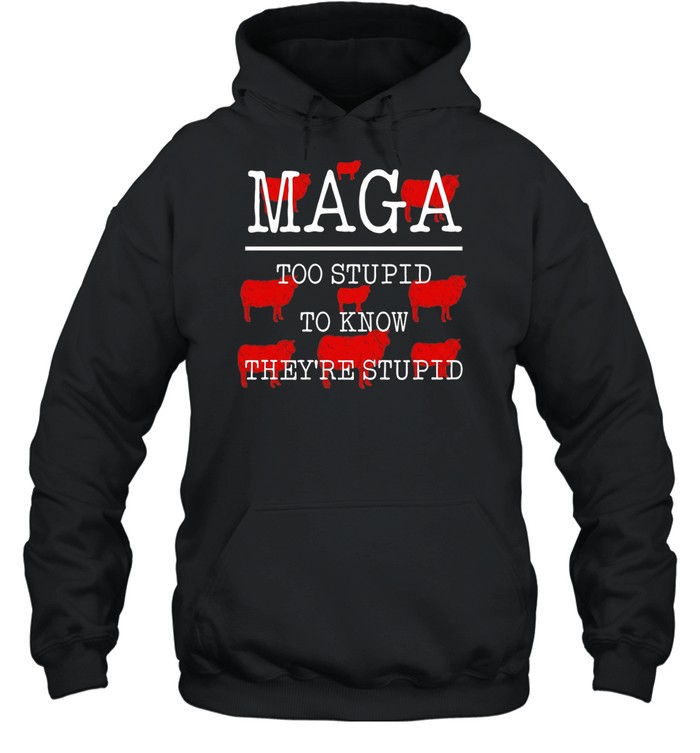 MAGA too stupid to know they’re stupid Hoodie