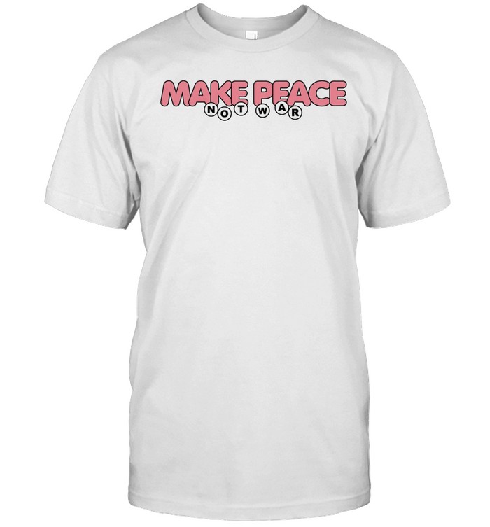 Make peace not war art logo Unisex T-Shirt