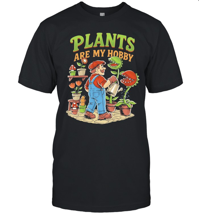 Mario and his house plants are my hobby Unisex T-Shirt