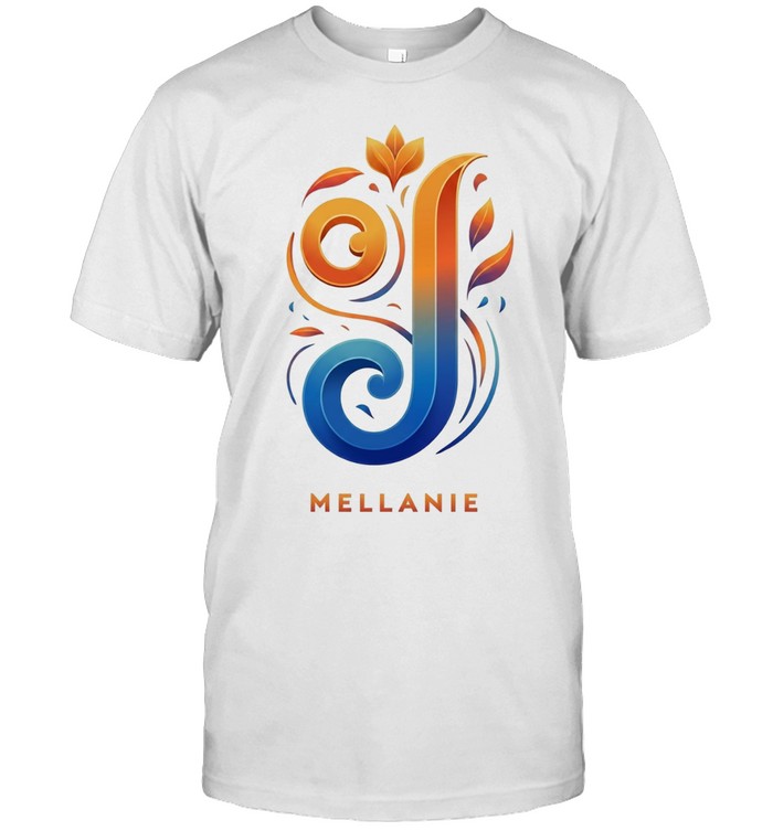 Mellanie decorative letter Unisex T-Shirt