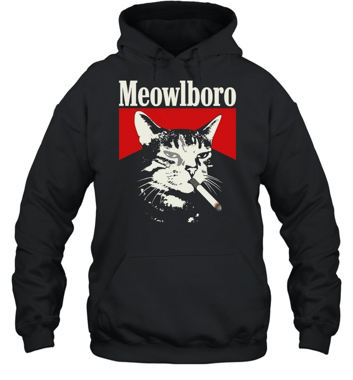 Meowlboro smoking meow cat Hoodie