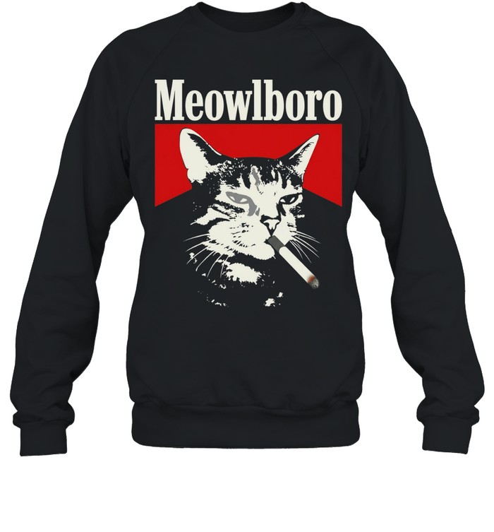 Meowlboro smoking meow cat Sweatshirt