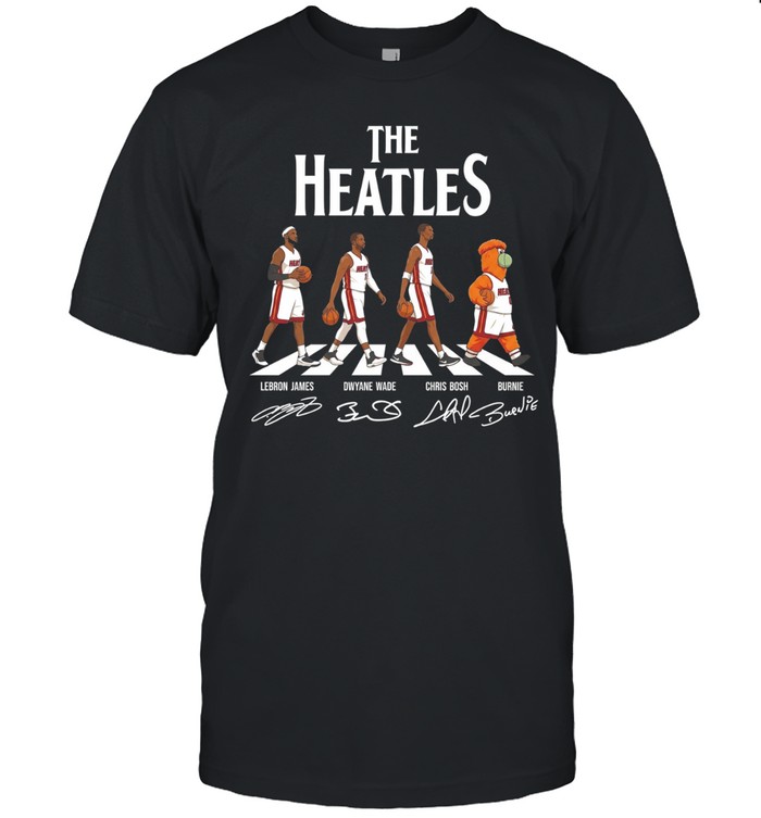 Miami Heat the Heatles Abbey Road signature Unisex T-Shirt