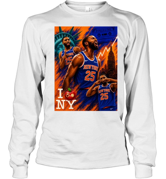 Mikal Bridges Knickstape Finals 2026 Long Sleeve Tee