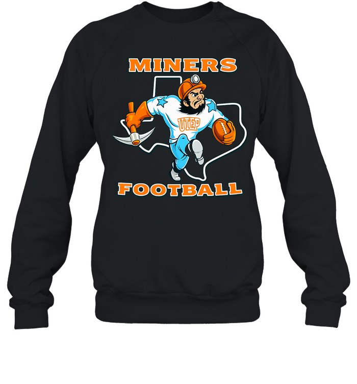 Miners Football Mascot Vintage Sports Sweatshirt