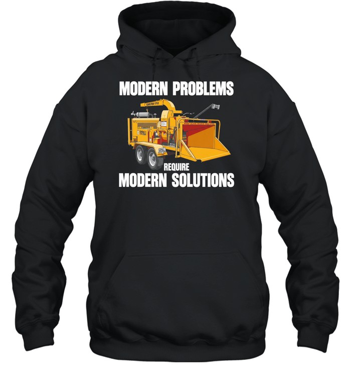Modern problems require modern solutions vintage Hoodie