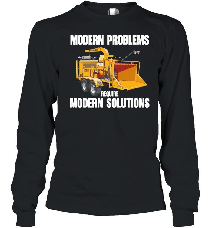 Modern problems require modern solutions vintage Long Sleeve Tee