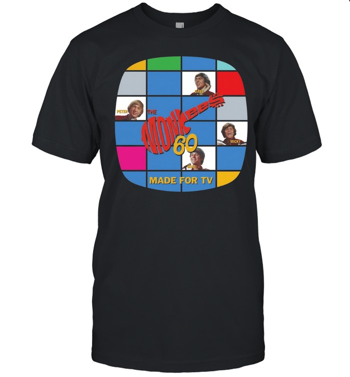 Monkees Retro Made For Tv Test Pattern Unisex T-Shirt