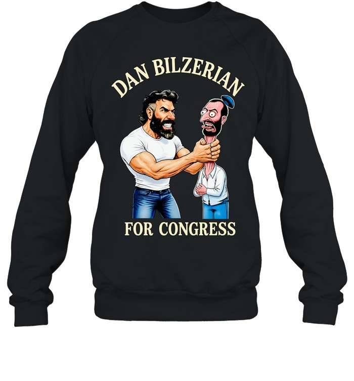 Muscular influencer for Congress parody puppet caricature political humor Sweatshirt