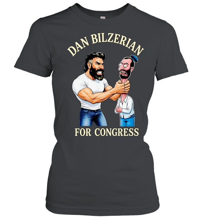 Muscular influencer for Congress parody puppet caricature political humor Women T-Shirt
