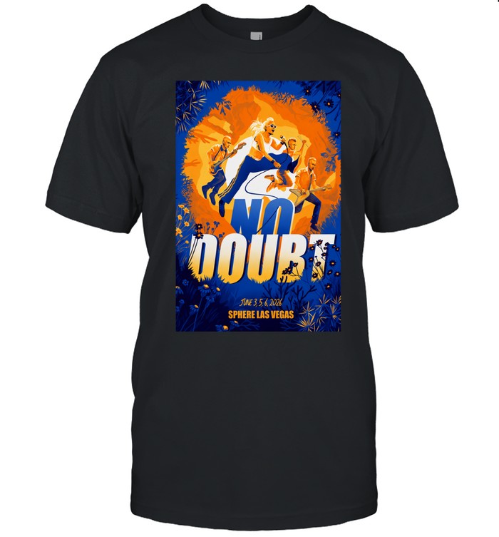 ND June 3 5 6 2026 Sphere Las Vegas Concert Poster Unisex T-Shirt