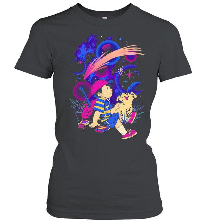 Ness and King from EarthBound Women T-Shirt