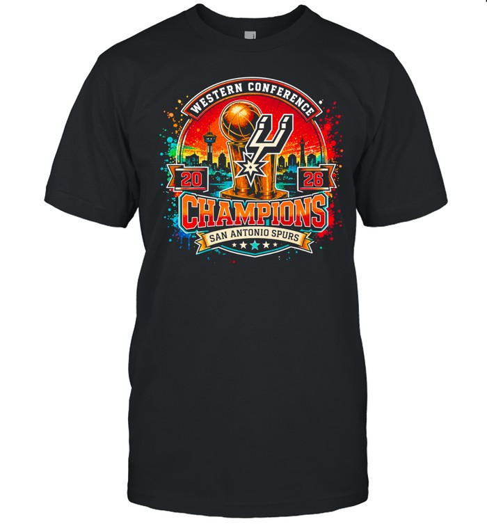 New 2026 Spurs Western Conference Retro Spurs Unisex T-Shirt