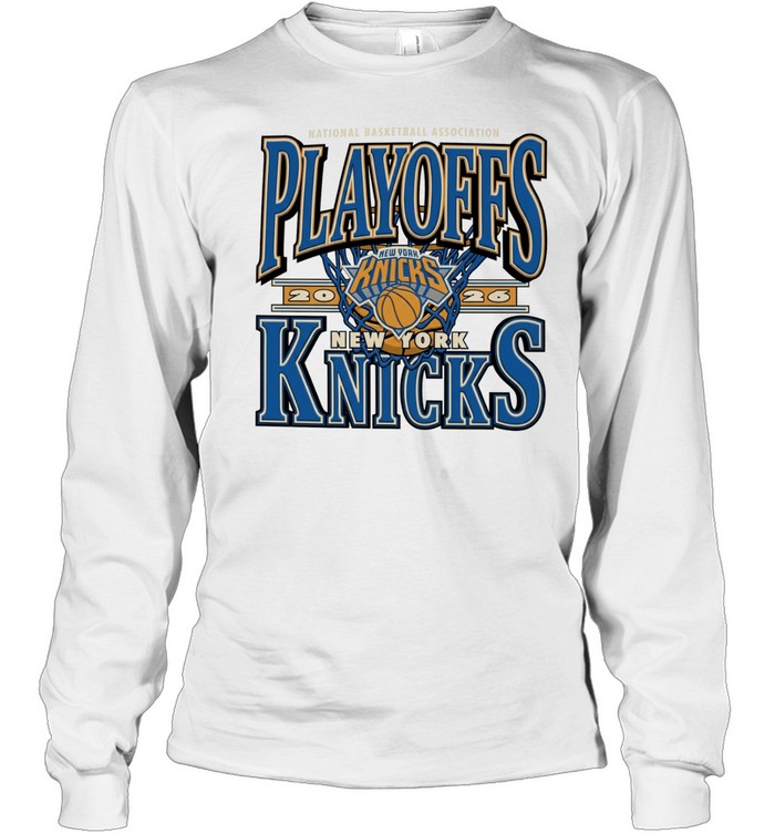 New York Knicks 2026 Playoffs National Basketball Long Sleeve Tee