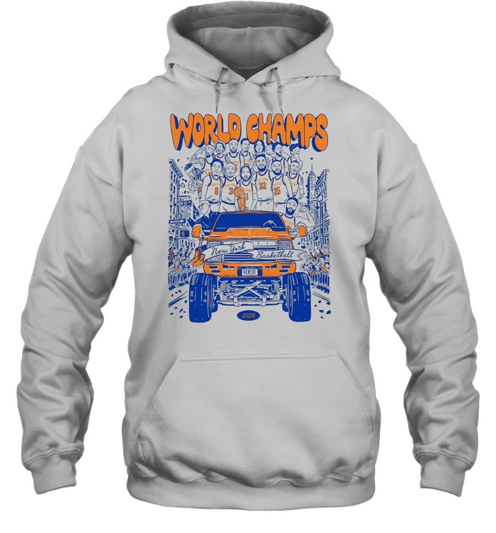 New York Knicks 2026 World Basketball Hoodie