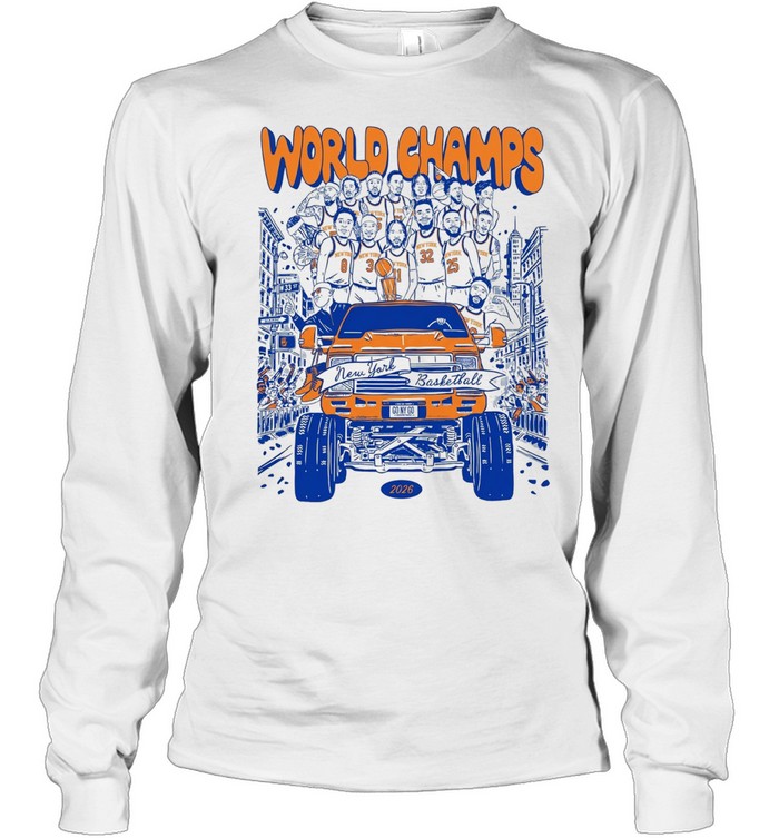 New York Knicks 2026 World Basketball Long Sleeve Tee