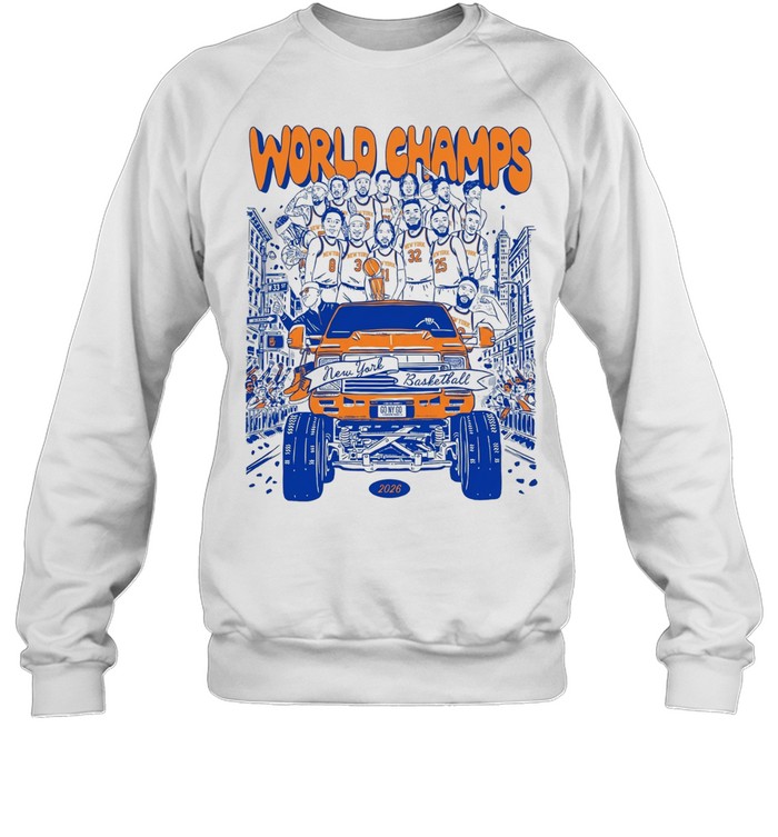 New York Knicks 2026 World Basketball Sweatshirt