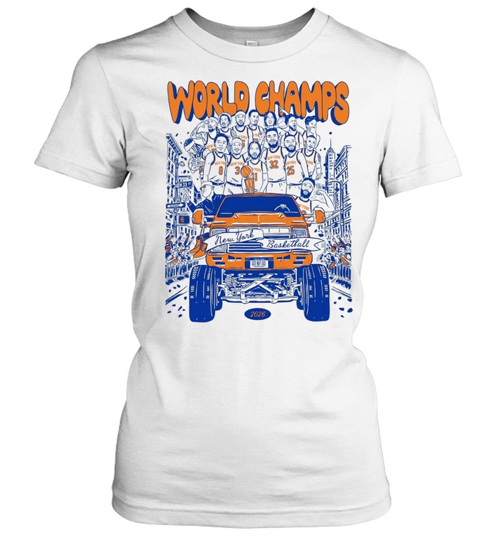 New York Knicks 2026 World Basketball Women T-Shirt