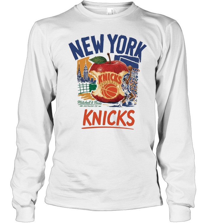New York Knicks Big Apple Basketball team Long Sleeve Tee