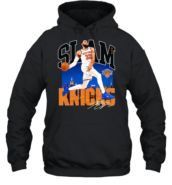 New York Knicks Karl-Anthony Towns SLAM Signature Finals 2026 Hoodie