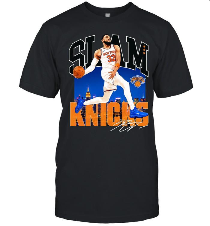 New York Knicks Karl-Anthony Towns SLAM Signature Finals 2026 Unisex T-Shirt