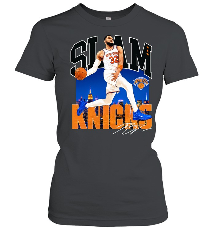 New York Knicks Karl-Anthony Towns SLAM Signature Finals 2026 Women T-Shirt